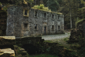 Grundmühle - Mühle - Alt - Böhmische Schweiz - Bohemian Switzerland - Czech Republic - National...