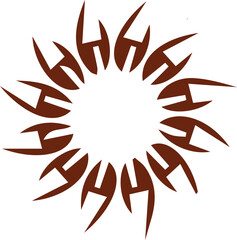 Beautiful flower art and mandala vector design