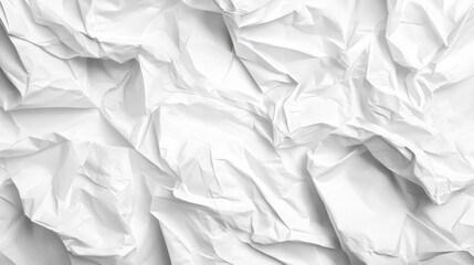 A white background with a paper that is torn and crumpled