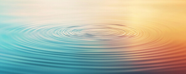 Serene water ripple texture with gradient reflection and calming hues