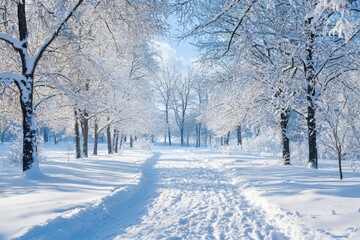 Winter season background created with Generative AI