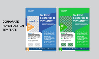 Corporate business flyer template, marketing, business proposal, new digital marketing flyer set, modern business flyer template, Business brochure flyer design, creative design