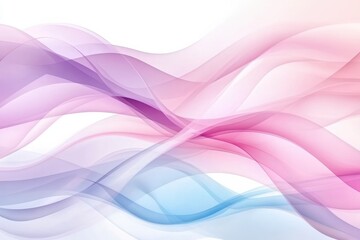 Elegant abstract waves in soft pink and blue hues, creating a serene and dreamy atmosphere. Perfect for backgrounds and artistic designs.