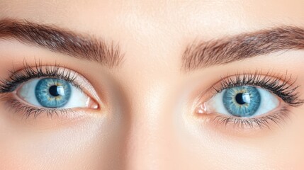 Obraz premium Close-up of Blue Eyes