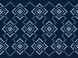 Ethnic geometric pattern. Vector geometric square diamond stripes seamless pattern background. Ethnic southwest pattern use for fabric, textile, home decoration elements, upholstery, wrapping.