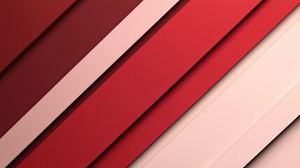 Obraz premium Red and Pink Diagonal Stripes