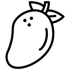 mango icon. mango symbol for your web design