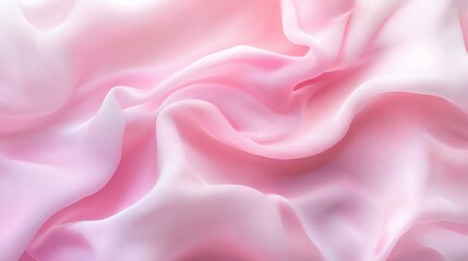 Obraz premium Soft Pink Fabric Texture with Gentle Waves