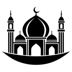 Mosque logo. Mosque. Logo. Islamic Mosque Logo Vector Icon. Islamic Mosque Logo Design. 