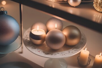 ia generated. "Christmas Charm: Ornaments, Tinsels and Festive Decorations for Congratulations"