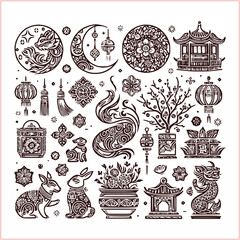 lunar new year,Chinese dragon,
Dragon with round shield, cut, out vector, silhouette,
fantasy, mythology, reptile, tattoo, characters, clip art, cut out, luxury, mascot, medieval, monochrome, prosperi