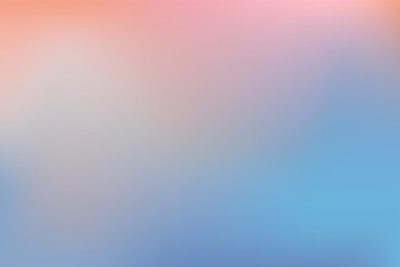 Nude soft sky abstract neutral gradient background. Fluffy cloud vibrant pastel sunset. Blurred light and pale backdrop.