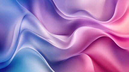 Fototapeta premium Soft Flowing Waves of Color in Gradient Tones