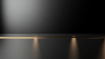 A minimalistic dark background with subtle lighting, suitable for presentations or product displays.
