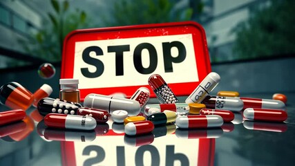 Stand against addiction: a powerful demonstration promoting the rejection of drug use, emphasizing the importance of prohibition and raising awareness about the dangers of substance abuse.