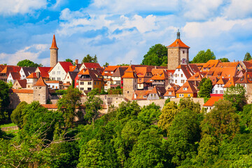 Obraz premium Rothenburg ob der Tauber old town