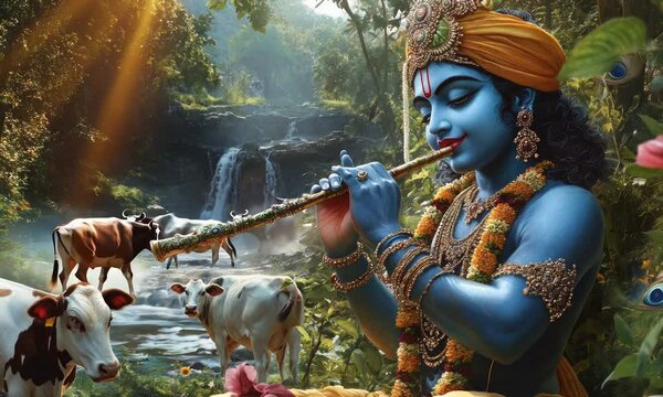 Lord Krishna Janmashtami Gopal Kala Indian god