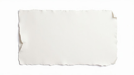 Fototapeta premium Minimalistic Lined and Blank Paper Isolated on White Background for Notebooks, Note-taking, and Stationery Design Projects