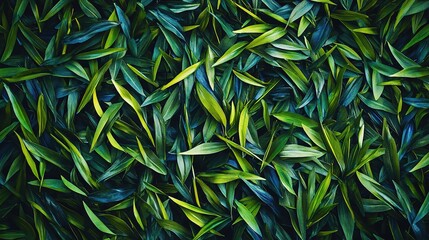 Fototapeta premium Lush Green Leaves Background for Natural Themes