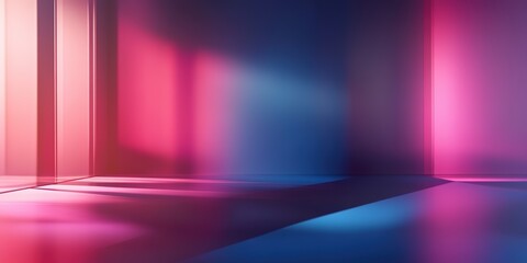 Wooden table mockup on stucco background with branch shadows on the wall. Mock up for branding products, presentation and health care, Generative Ai