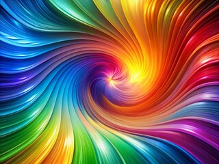 Obraz premium Vibrant Abstract Rainbow Digital Background with High Dynamic Range for Creative Projects