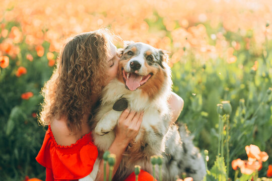 The scene captures joy, companionship, and the beauty of nature