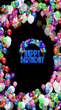 Vertical Birthday   greetngs vdeo