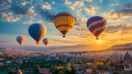 Dreamlike Skies: Capturing the Sunrise over Cappadocia
