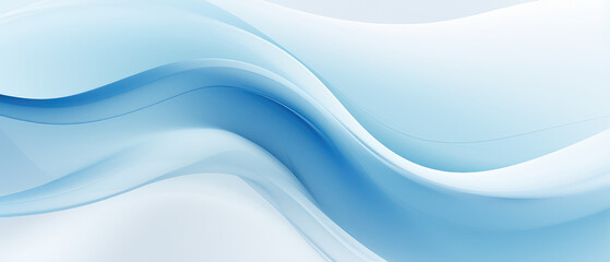 Serene Blue Waves Abstract Design