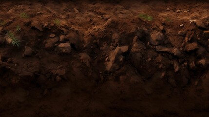Soil background. Generative ai