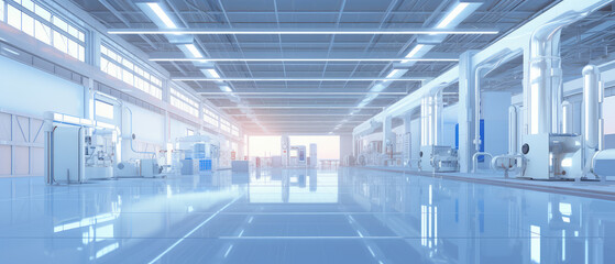 Obraz premium Modern High-Tech Industrial Facility