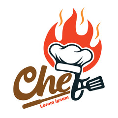 Logo About Chef art illustration