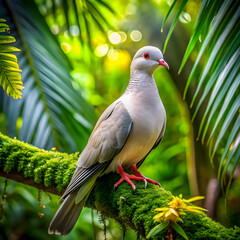 Obraz premium dove in jungle