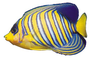 Fish shape over white background, fish clipart