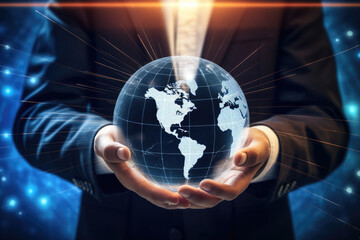 Fototapeta premium Empowering Global Connectivity and Innovation