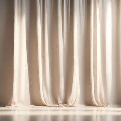Soft, flowing curtains creating an elegant atmosphere