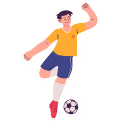 Football Player Illustration