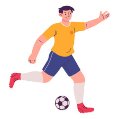 Football Player Illustration