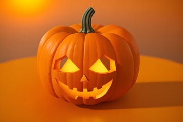  ia generated. halloween jack o lantern