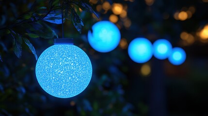 The Blue Decorative Hanging Lights
