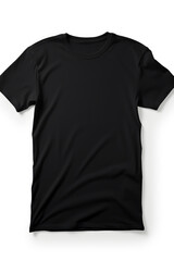 Sleek Black T-Shirt Mockup for Design Presentation