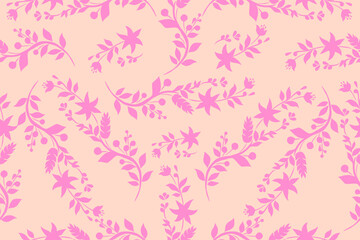 Ethnic floral pattern paisley embroidery design for background,carpet,wallpaper.clothing,wrapping,Batik fabric,Vector illustration.