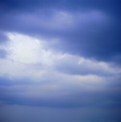 Clouds and sky background. Natural atmosphere