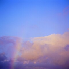 Clouds and sky background. Natural atmosphere