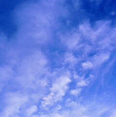 Clouds and sky background. Natural atmosphere