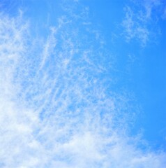 Clouds and sky background. Natural atmosphere