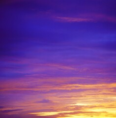 Clouds and sky background. Natural atmosphere