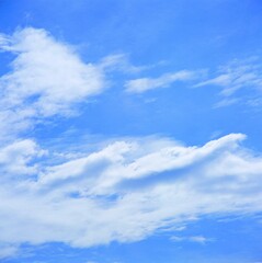 Clouds and sky background. Natural atmosphere