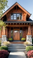 luxury house in a village 
entrance to the village house
