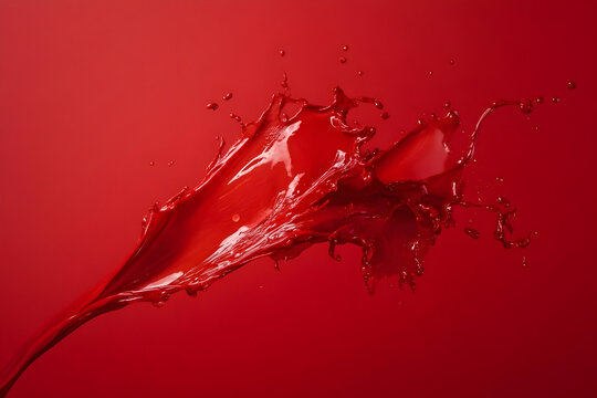 red splash
